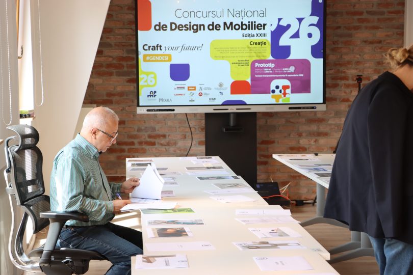 Concursul Național de Design de Mobilier – CNDM 2026 – 25 de proiecte s-au calificat în etapa PROTOTIP
